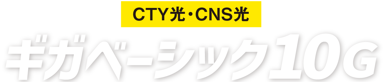 CTY光・CNS光 ギガベーシック 10G